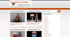 Desktop Screenshot of cervebelcervezas.com